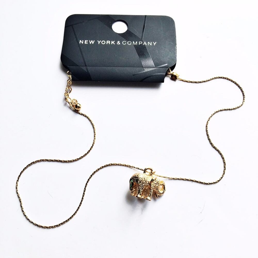 New York & Company Elephant Necklace - Picture 4 of 4